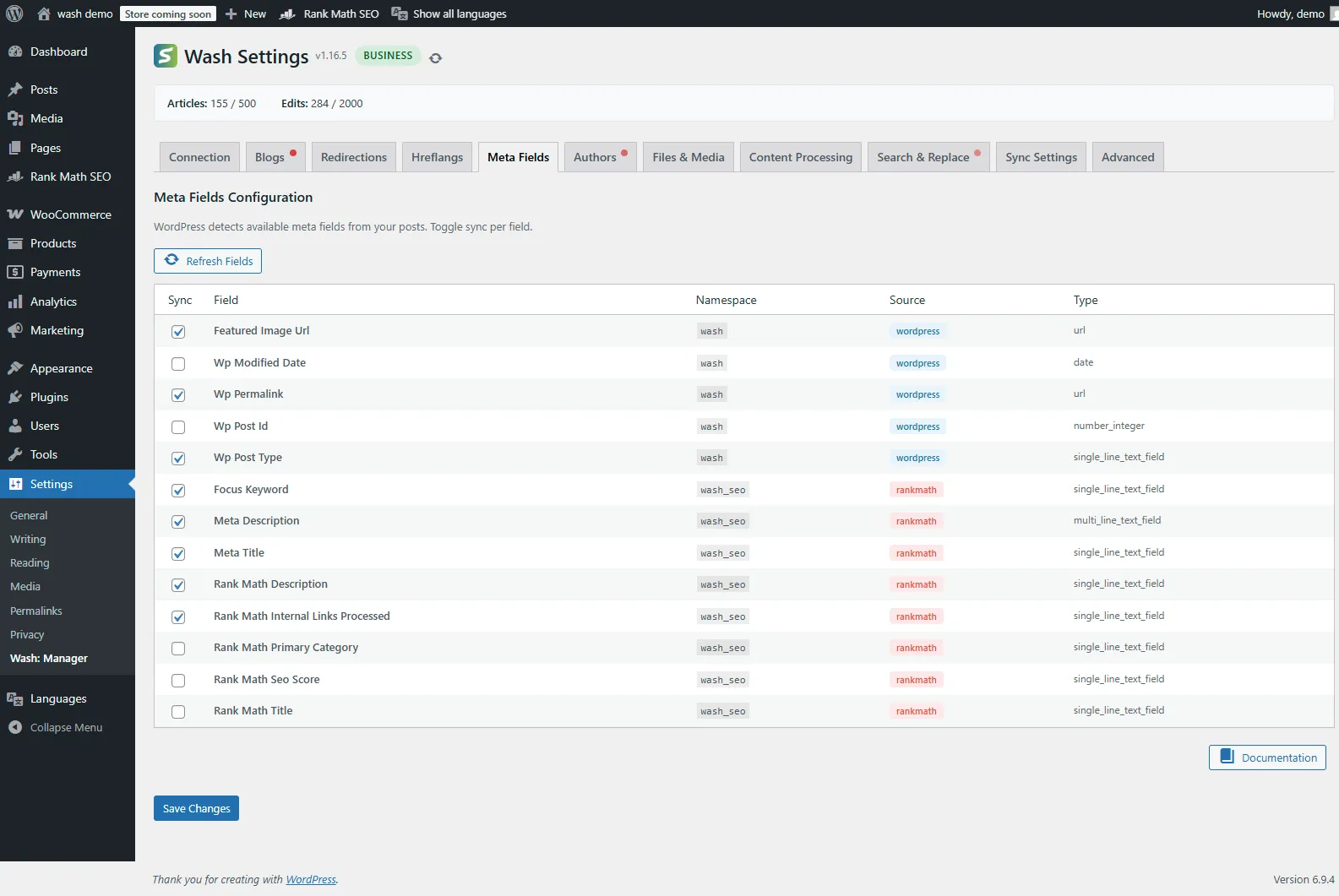 Meta Fields Configuration in WordPress
